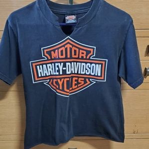 Harley Davidson crop t-shirt
